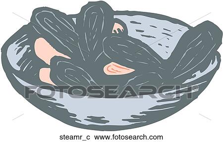 Steamers View Large Clip Art Graphic Clipart - Steamers. Fotosearch