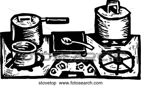 Clipart - Stovetop. Fotosearch