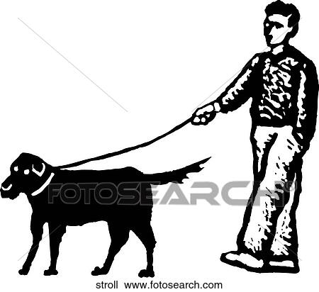 Clipart - Stroll. Fotosearch