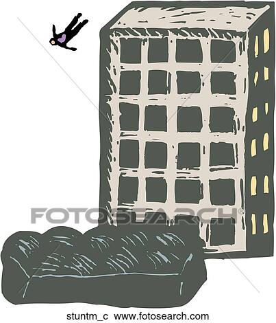 Stuntman View Large Clip Art Graphic Clipart - Stuntman. Fotosearch