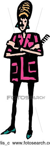 Clipart - Stylist. Fotosearch