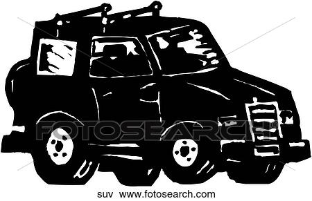 SUV View Large Clip Art Graphic Clip Art - SUV. Fotosearch