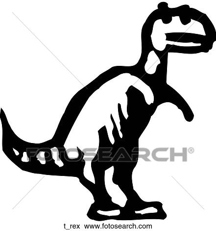 T Rex View Large Clip Art Graphic Clip Art - T Rex. Fotosearch