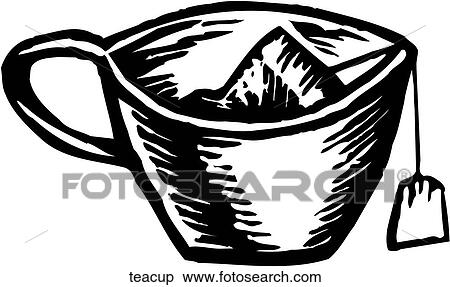 Clipart - Teacup. Fotosearch