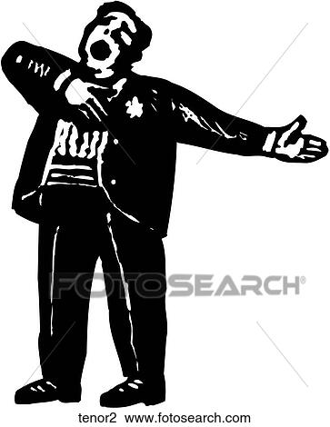 Tenor 2 View Large Clip Art Graphic Clipart - Tenor 2. Fotosearch