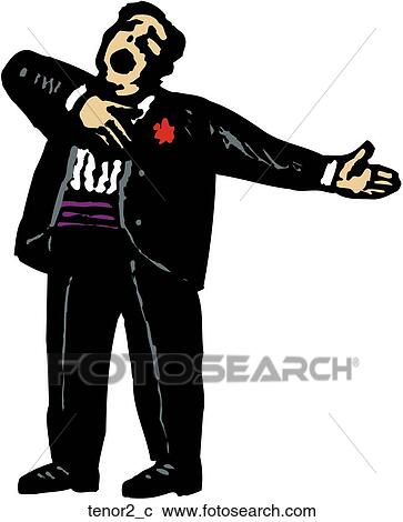 Tenor 2 View Large Clip Art Graphic Clipart - Tenor 2. Fotosearch