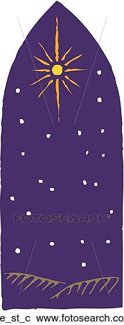 The North Star View Large Clip Art Graphic Clipart - The North Star. Fotosearch
