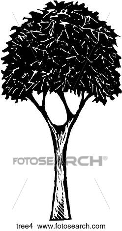 Tree 4 View Large Clip Art Graphic Clipart - Tree 4. Fotosearch