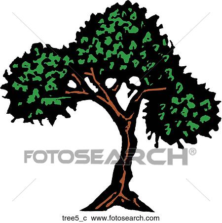 Clipart - Tree 5. Fotosearch