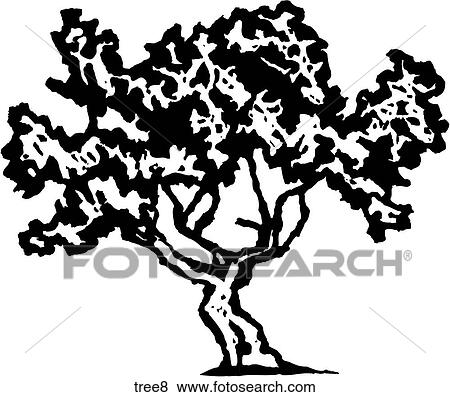 Tree 8 View Large Clip Art Graphic Clip Art - Tree 8. Fotosearch