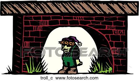 Troll View Large Clip Art Graphic Clipart - Troll. Fotosearch