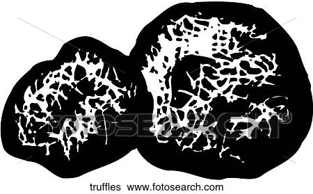 Truffles View Large Clip Art Graphic Clip Art - Truffles. Fotosearch