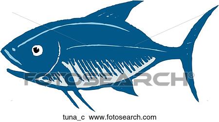 Clipart - Tuna. Fotosearch