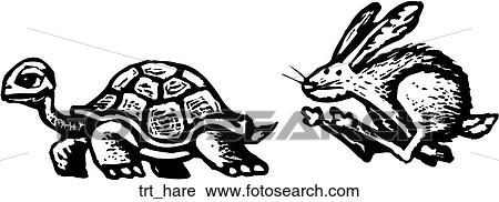 Turtle & Hare View Large Clip Art Graphic Clipart - Turtle & Hare. Fotosearch