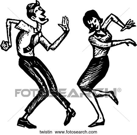 Clipart - Twistin'. Fotosearch