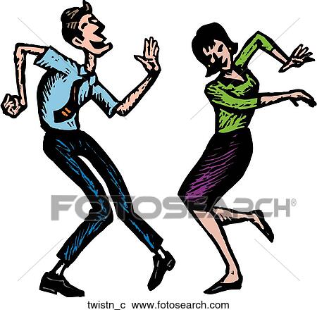 Twistin' View Large Clip Art Graphic Clipart - Twistin'. Fotosearch