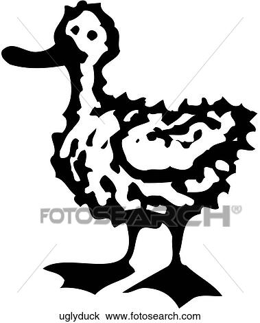 Clipart - Ugly Duckling. Fotosearch