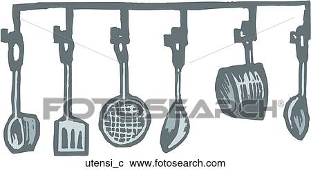 Clipart - Utensils. Fotosearch