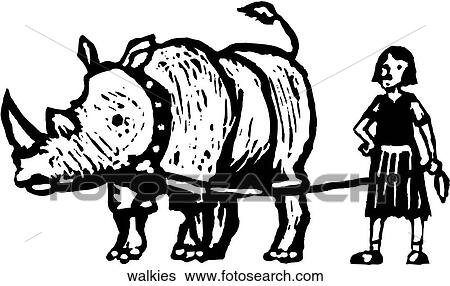 Clip Art - Walkies. Fotosearch