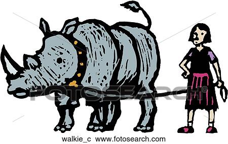 Clipart - Walkies. Fotosearch