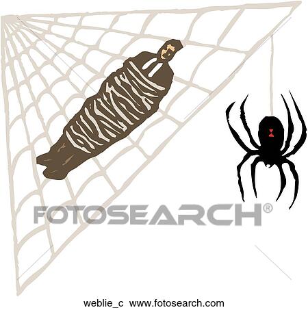Web of Lies View Large Clip Art Graphic Clipart - Web of Lies. Fotosearch