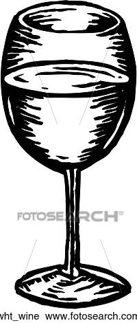 White Wine View Large Clip Art Graphic Clipart - White Wine. Fotosearch