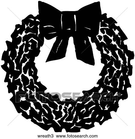 Wreath 3 View Large Clip Art Graphic Clipart - Wreath 3. Fotosearch
