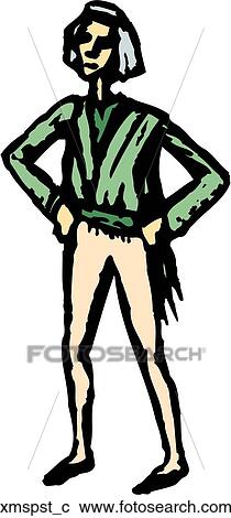 Clipart - Xmas Present. Fotosearch