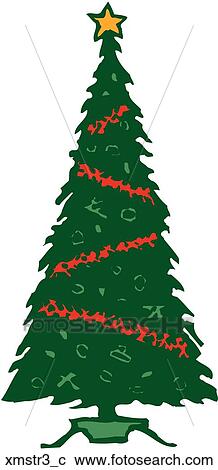 Clipart - Xmas Tree 3. Fotosearch