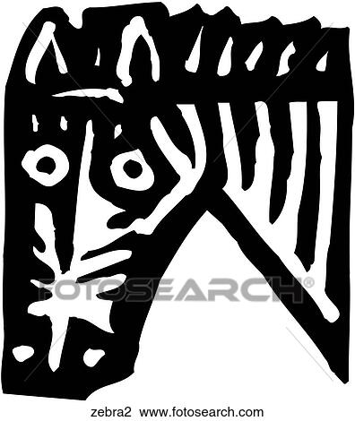 Clipart - Zebra 2. Fotosearch