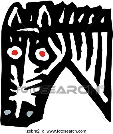 Clipart - Zebra 2. Fotosearch
