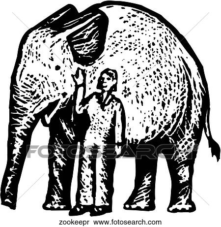 Clipart - Zookeeper. Fotosearch