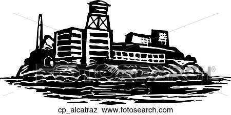 alcatraz View Large Clip Art Graphic Clip Art - alcatraz. Fotosearch