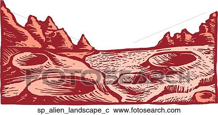 Alien View Large Clip Art Graphic Clipart - Alien. Fotosearch