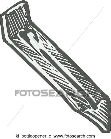 Clipart - Bottle Opener. Fotosearch