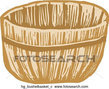 Clipart - Bushel Basket. Fotosearch