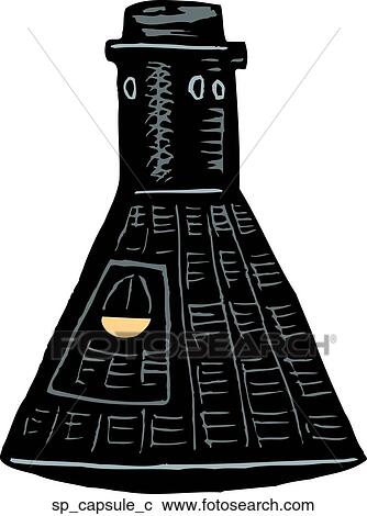 Capsule View Large Clip Art Graphic Clipart - Capsule. Fotosearch