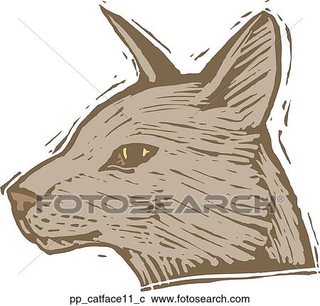 Clipart - Cat Face 11. Fotosearch
