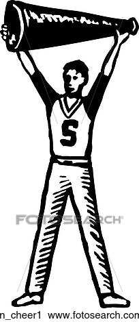 Cheer 1 View Large Clip Art Graphic Clipart - Cheer 1. Fotosearch