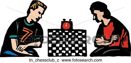 Chess Club View Large Clip Art Graphic Clipart - Chess Club. Fotosearch