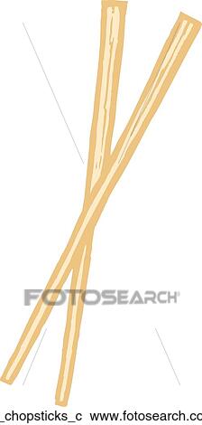 Clipart - Chopsticks. Fotosearch