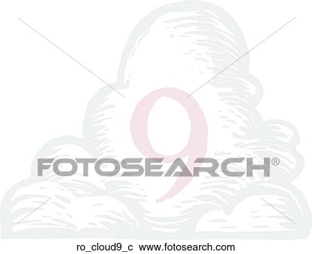 Clipart - Cloud 9. Fotosearch