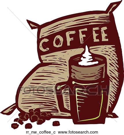 Clipart - coffee. Fotosearch