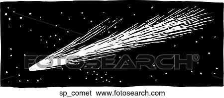 Comet View Large Clip Art Graphic Clip Art - Comet. Fotosearch