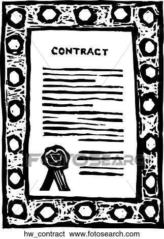 contract View Large Clip Art Graphic Clip Art - contract. Fotosearch