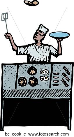 Clipart - Cook. Fotosearch