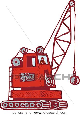 Clipart - Crane Operator. Fotosearch