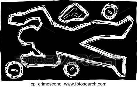 crime scene View Large Clip Art Graphic Clipart - crime scene. Fotosearch