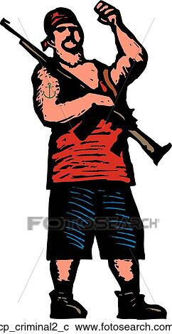 Clipart - criminal 2. Fotosearch