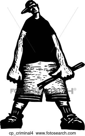 Clipart - criminal 4. Fotosearch